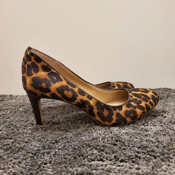 Sole society leopard print heels (size 7) - Picture 4 of 11
